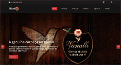 Desktop Screenshot of cachacavanalli.com.br